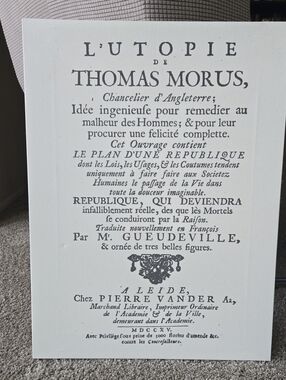 Brunello Cucinelli Store Artwork: L'Utopie de Thomas Morus Wall Art -  Canvas